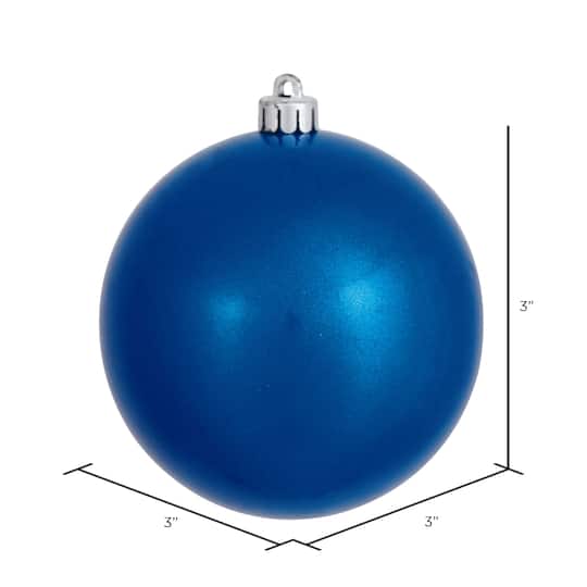 Vickerman 3" Blue Candy Ball Ornaments, 12ct.